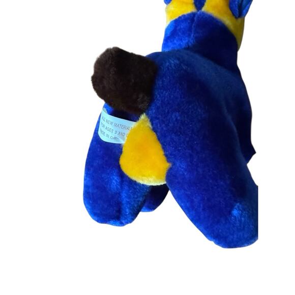 Vintage ACM Plush Ram Rampage NFL Football Blue Gold Goat Horns Stuffed Animal - Picture 6 of 9